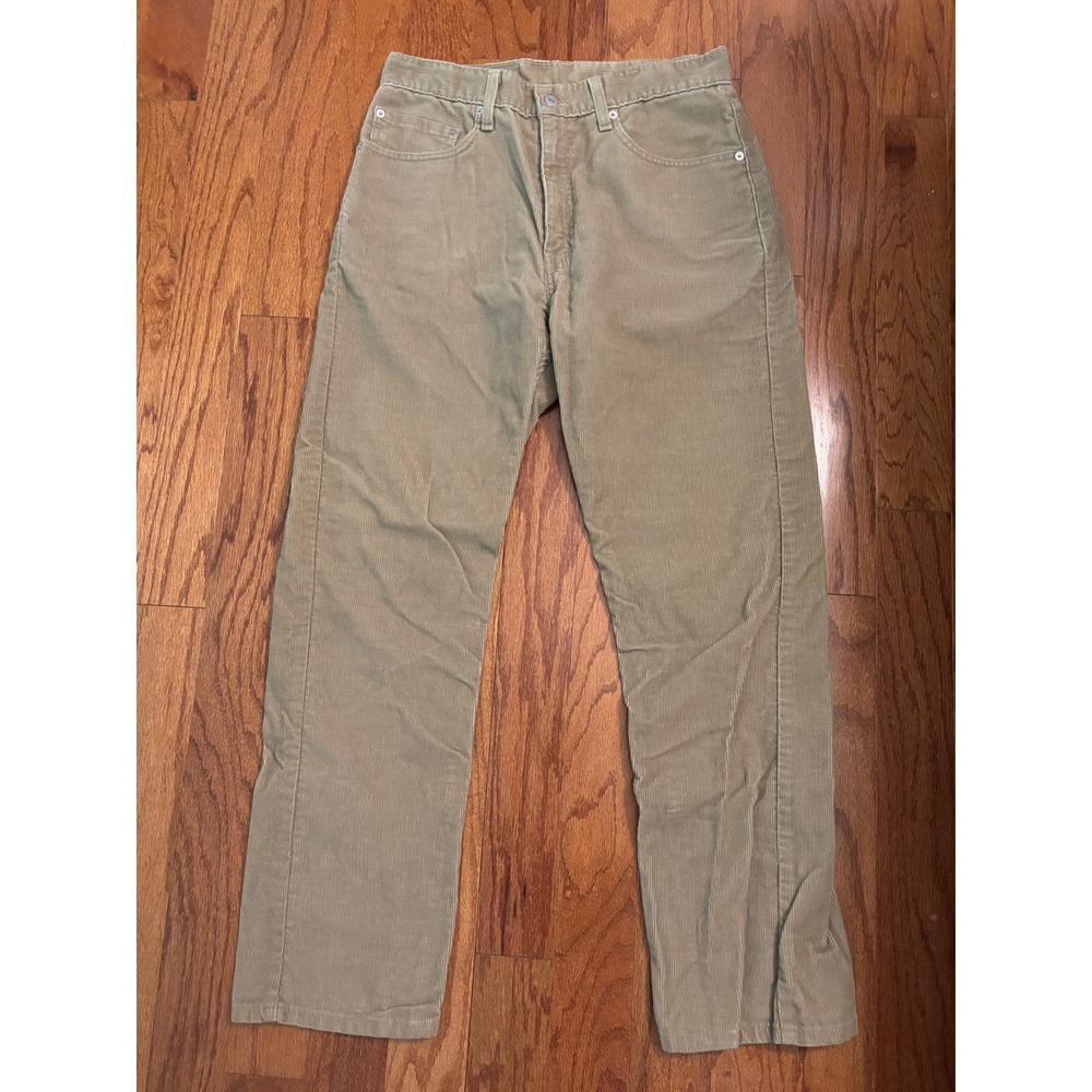 Levi's Vintage 0500 Regular Fir Straight Leg Tan Corduroy Pants Size‎ W32/L30